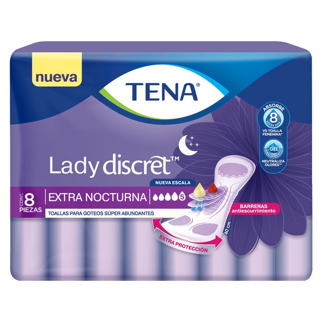 TENA Lady Discret Extra Nocturna - Tena MX